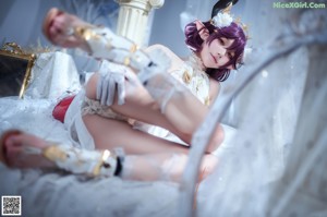 阿包也是兔娘 Cosplay 碧蓝幻想古蕾娅 龙娘